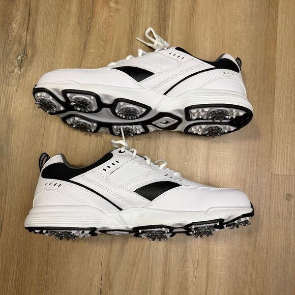 Footjoy Men’s Specialty Golf Spiked Cleats Black White Shoe Size 10 Performance main image 7